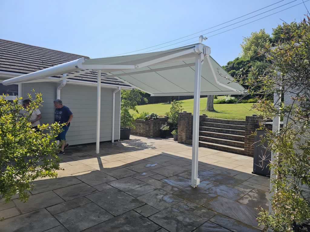 Butterfly Style Patio Awning