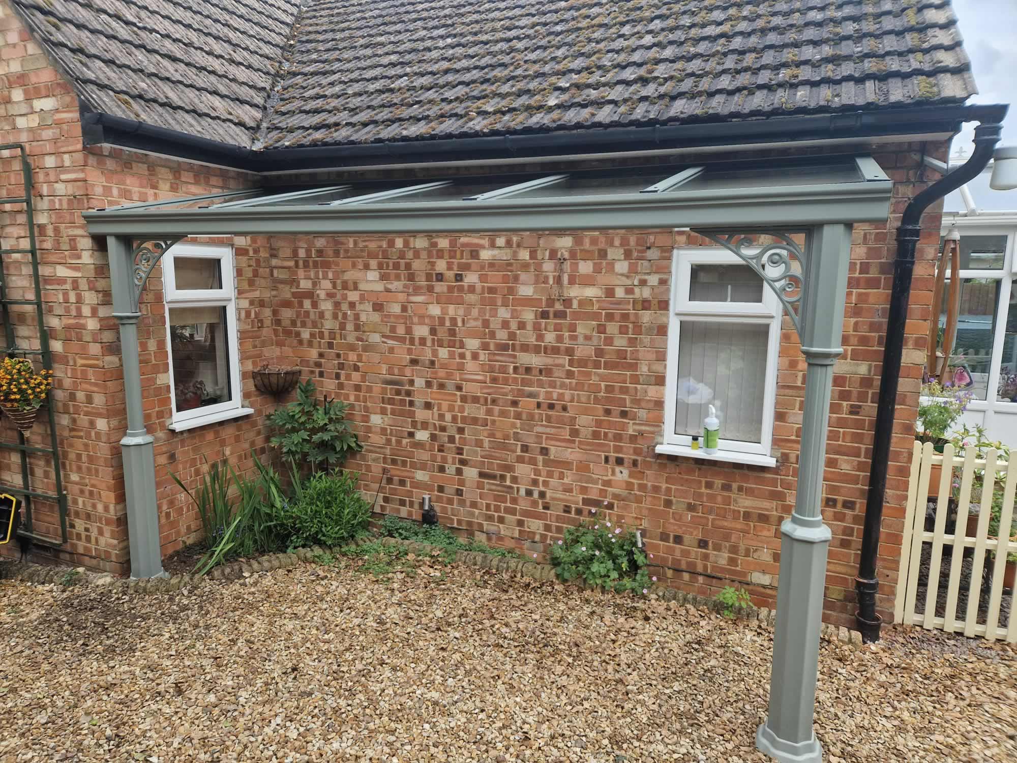 Classic Glass Veranda In Grey