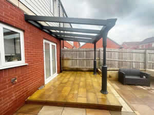 Classic Patio Veranda In Anthracite